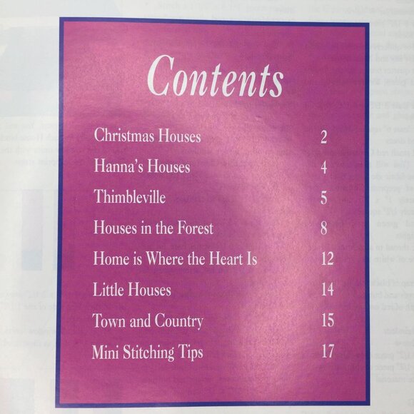 Vintage 1995 Chitra Publications Houses Mini Classics Quilt Pattern Design Book - Picture 2 of 9